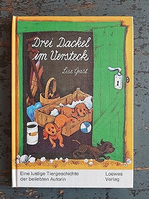 Immagine del venditore per Drei Dackel im Versteck venduto da Versandantiquariat Cornelius Lange