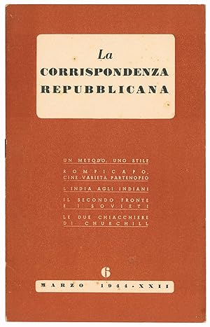 La corrispondenza repubblicana. 6. Marzo 1944 - XXII.