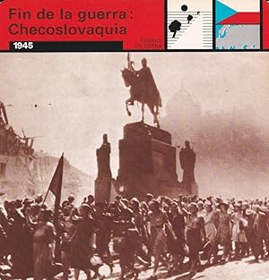 Seller image for FICHA GUERRA EN TIERRA: FIN DE LA GUERRA: CHECOSLOVAQUIA. 1945 for sale by EL BOLETIN