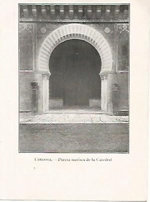 Bild des Verkufers fr LAMINA 13773: Puerta morisca de la Catedral de Cordoba zum Verkauf von EL BOLETIN