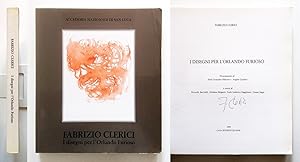 Fabrizio Clerici I disegni per l'Orlando Furioso Autografato Quasar Roma 1990