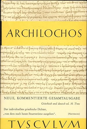 Seller image for Archilochos. Griechisch und Deutsch for sale by Augusta-Antiquariat GbR