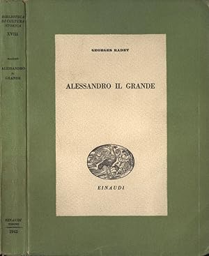 Bild des Verkufers fr Alessandro il Grande zum Verkauf von Biblioteca di Babele