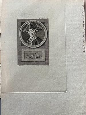Original print, 1809 I Portret van Kapitein Gerardus Oorthuys (1742-1812) door R. Vinkeles naar J...