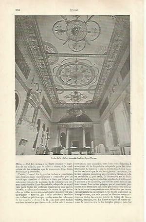 Bild des Verkufers fr LAMINA ESPASA 33586: Mansion Syon House, Inglaterra zum Verkauf von EL BOLETIN