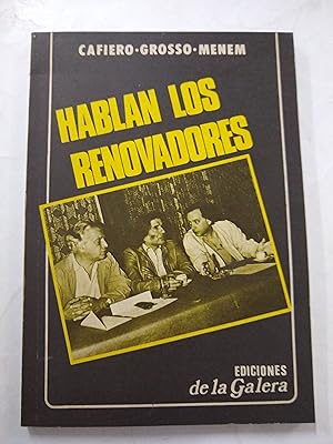 Imagen del vendedor de Hablan los renovadores a la venta por Libros nicos