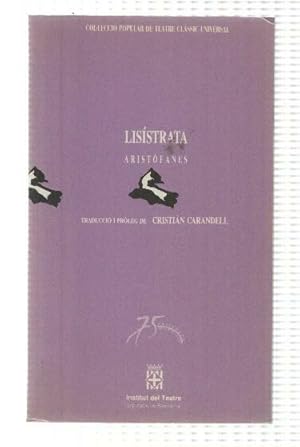 Imagen del vendedor de Col.leccio Popular de Teatre Classic Universal num 32: Lisistrata - Aristofanes a la venta por El Boletin