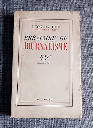 Seller image for Brviaire du journalisme for sale by Librairie Ancienne Zalc