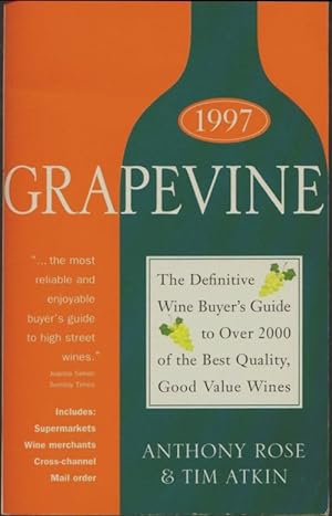 Image du vendeur pour Definitive wine buyer's guide to over 2000 of the best quality good value wines - Anthony Rose mis en vente par Book Hmisphres