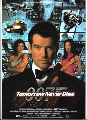 Bild des Verkufers fr Magnifique PLV pour la sortie du film de James Bond 007 : Tomorrow Never Dies ( Demain ne meurt jamais ). zum Verkauf von Librairie Victor Sevilla