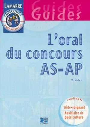 L'oral du concours AS-AP - V. Sibler