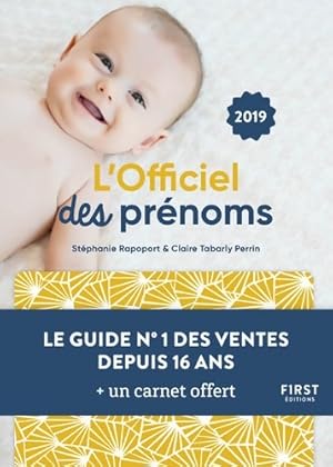 L'officiel des prénoms 2019 - 12 000 prénoms - Stéphanie Rapoport