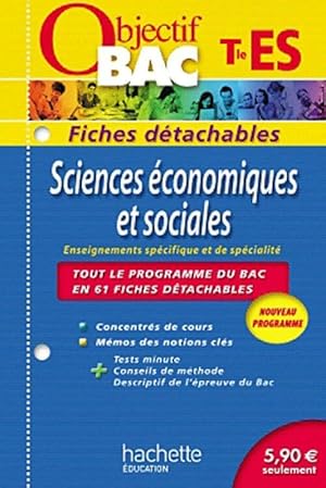 Sciences économiques et sociales Terminale ES - Olivier Thierry