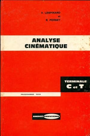 Analyse cinétique Terminale C et T - V. Lespinard