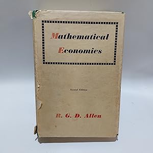 Imagen del vendedor de Mathematical Economics. Second Edition. a la venta por Cambridge Rare Books