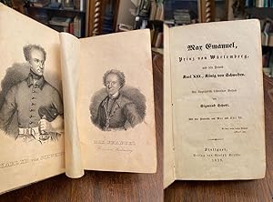 Imagen del vendedor de Max Emanuel, Prinz von Wrttemberg und sein Freund Karl XII., Knig von Schweden : Ein biographisch-historischer Versuch. Mit den Portraits von Max und Karl XII. a la venta por Antiquariat an der Stiftskirche