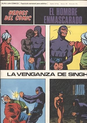 Hombre Enmascarado/Phantom de Burulan SOLO CUBIERTA nº 08: La venganza de Singh