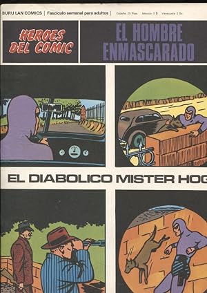 Hombre Enmascarado/Phantom de Burulan SOLO CUBIERTA nº 40: El diabolico mister Hog