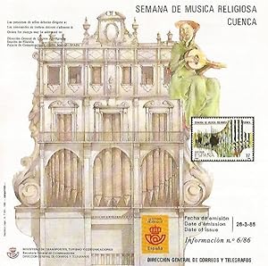 Immagine del venditore per DIPTICO 16357: Semana de Musica Religiosa de Cuenca venduto da EL BOLETIN