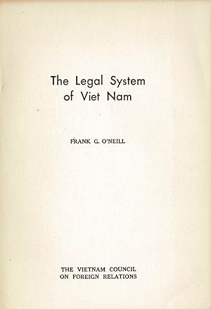 Image du vendeur pour The Legal System of Viet Nam mis en vente par Schueling Buchkurier