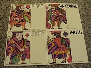 Beatles Set Of 4 Birth Certificates 1968 John Paul George Ringo RARE B23 MINT