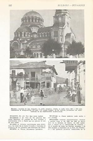 Imagen del vendedor de LAMINA VOX 16626: Catedral de San Alejandro y pueblo de Bulgaria a la venta por EL BOLETIN