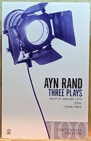 Seller image for Three Plays: Night of January 16th, Ideal, Think Twice for sale by Retrograde Media
