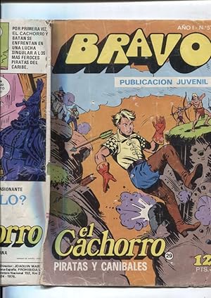 Seller image for El Cachorro serie Bravo numero 29: Piratas y canibales (numerado 2 en interior, AVIEJADO) for sale by El Boletin