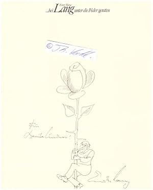 Imagen del vendedor de ERNST MARIA LANG (1916-2014) Architekt in Mnchen und von 1947 bis 2003 Karikaturist der Sddeutschen Zeitung a la venta por Herbst-Auktionen