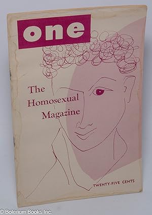 Bild des Verkufers fr ONE; the homosexual magazine vol. 4, #3, March 1956 zum Verkauf von Bolerium Books Inc.