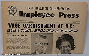 Imagen del vendedor de UC Clerical, Technical, and Professional Employee Press; vol. 3, no. 5 (April 1, 1969) a la venta por Bolerium Books Inc.