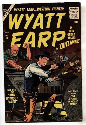 WYATT EARP #13-- STAN LEE--1957 --comic book--FN+
