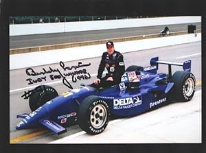 Buddy Lazier Delta #91 Indy 500 Winner Photo-1996-Autographed-Size is about 6 x 4-VF