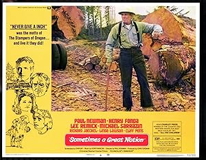 Sometimes a Great Notion 11'x14' Lobby Card #4 Paul Newman
