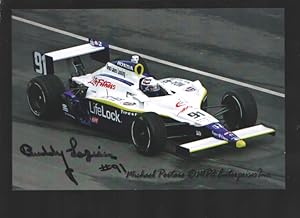 Buddy Lazier Indy Car Honda #91 Photo 2008-Autographed-Size is about 6 x 4-VF
