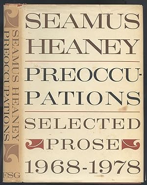 Imagen del vendedor de Preoccupations: Selected Prose 1968 - 1978 a la venta por Between the Covers-Rare Books, Inc. ABAA