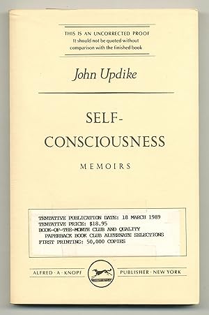 Bild des Verkufers fr Self-Consciousness: Memoirs zum Verkauf von Between the Covers-Rare Books, Inc. ABAA