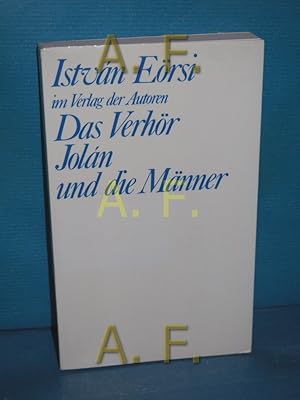 Bild des Verkufers fr Das Verhr [aus d. Ungar. von Hans-Henning Paetzke]Joln und die Mnner / [aus d. Ungar. von Hans Skirecki]. 2 Stcke / / Theaterbibliothek zum Verkauf von Antiquarische Fundgrube e.U.