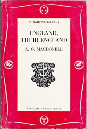 Bild des Verkufers fr England, Their England zum Verkauf von WeBuyBooks