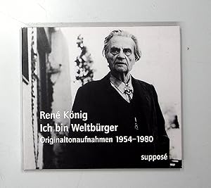 Bild des Verkufers fr Ich bin Weltbrger: Originaltonaufnahmen 1954-1980 zum Verkauf von Berliner Bchertisch eG