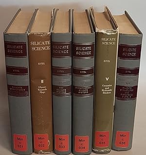 Seller image for Silicate Science (6 vols./ 6 Bnde) - Vol.I: Silicate Structures/ Vol.II: Glasses, Enamels & Slags/ Vol.III: Dry Silicate Systems/ Vol.IV: Hydrothermal Silicate Systems/ Vol.V: Ceramics and Hydraulic Binders/ Vol.VI: Silicate Structures and Dispersoid Systems. for sale by books4less (Versandantiquariat Petra Gros GmbH & Co. KG)