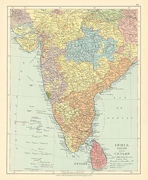 India, South and Ceylon