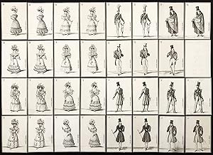 "La tête, les bras, les jambes et la queue" - Parisian Costumes Trachten Paris Kartenspiel playi...