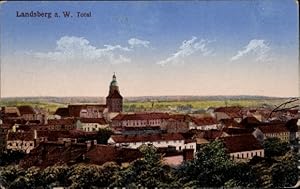 Bild des Verkufers fr Ansichtskarte / Postkarte Gorzw Wielkopolski Landsberg an der Warthe Ostbrandenburg, Gesamtansicht zum Verkauf von akpool GmbH