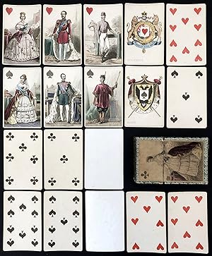 (Jeu imperial) - Paris playing cards Spielkarten cartes a jouer / Kartenspiel Spiel jeu / alte Sp...