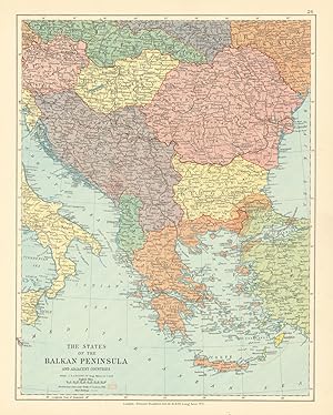 The States of the Balkan Peninsula and adjacent countries