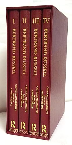 Imagen del vendedor de Bertrand Russell. Critical assessments. Edited by A. D. Irvine. 1 : Life, work and influence. 2 : Logic and mathematics. 3 : Language, knowledge and the world. 4 : History of philosophy, ethics, education, religion and politics. a la venta por Rometti Vincent