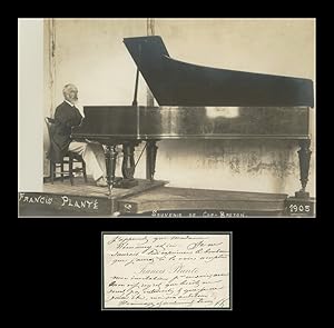 Seller image for Francis Plante (1839-1934) - Autograph card signed + Photo for sale by PhP Autographs