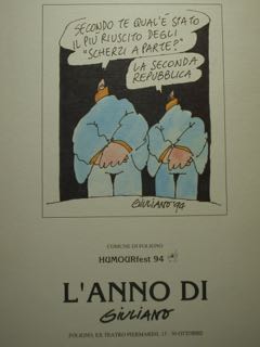 HUMOURfest 94. L'anno di Giuliano. Foligno 15-30 ottobre.