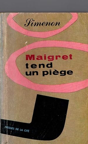 Bild des Verkäufers für MAIGRET TEND UN PIEGE zum Verkauf von Mr.G.D.Price